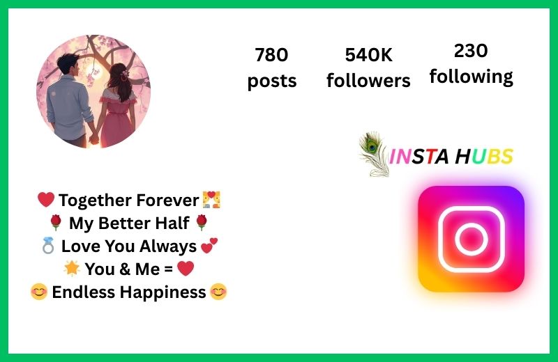 Love Couple Bio For Instagram