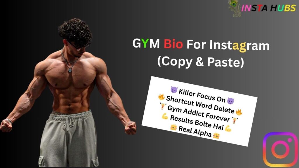{1750+} Gym Bio For Instagram| Instagram Bio For Gym Lovers (2026)