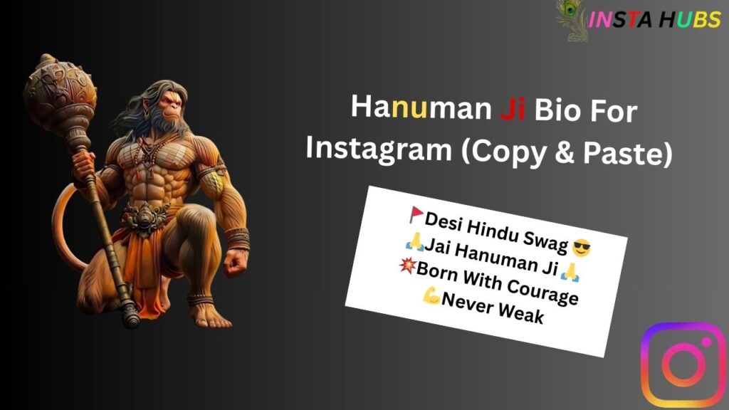 {525+} Best Hanuman Ji Bio For Instagram (2026)