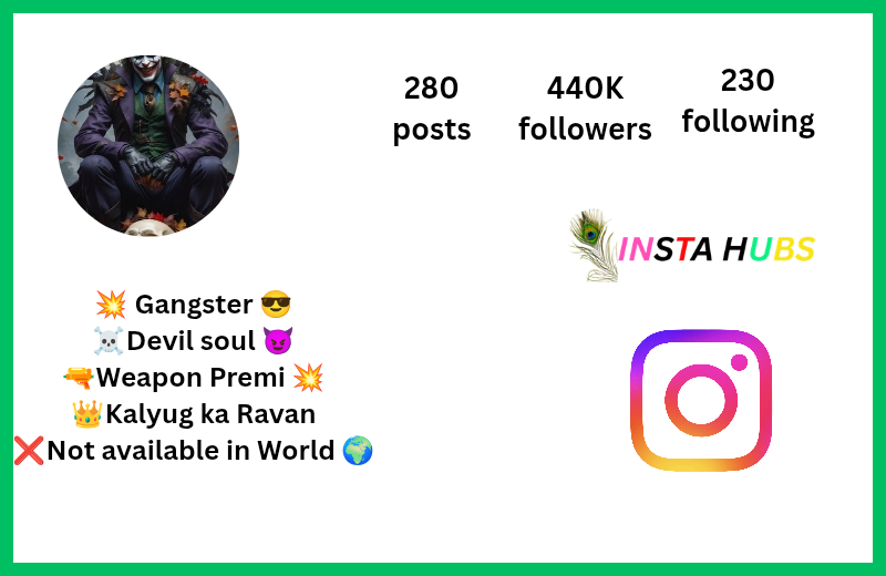 Gangster Bio For Instagram