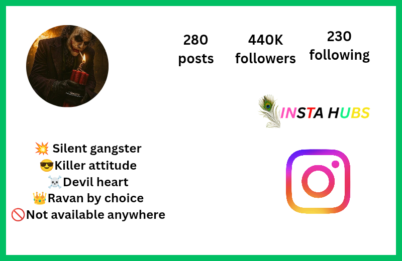 Gangster Bio For Instagram