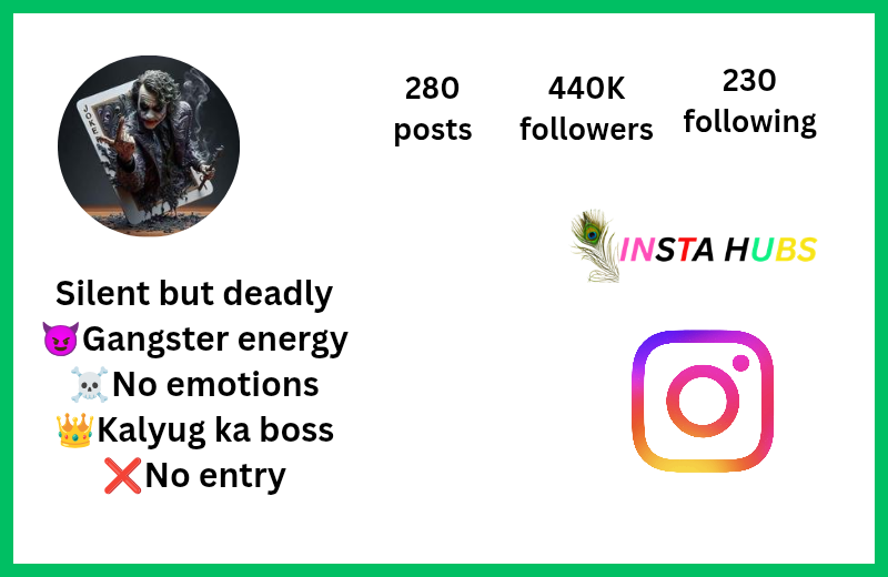 Best Gangster Bio For Instagram