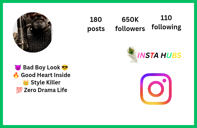 Facebook Bio For Boys Attitude Stylish Font