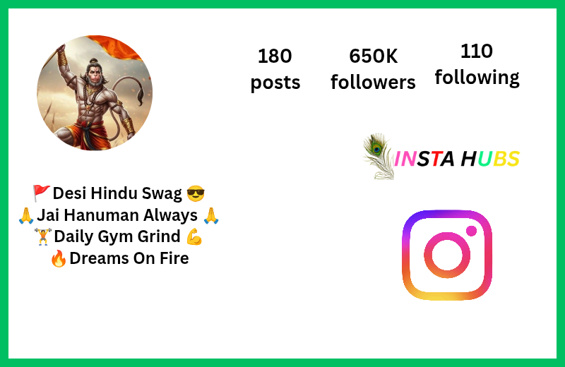 Hanuman Bio For Instagram In Hindi For Girl