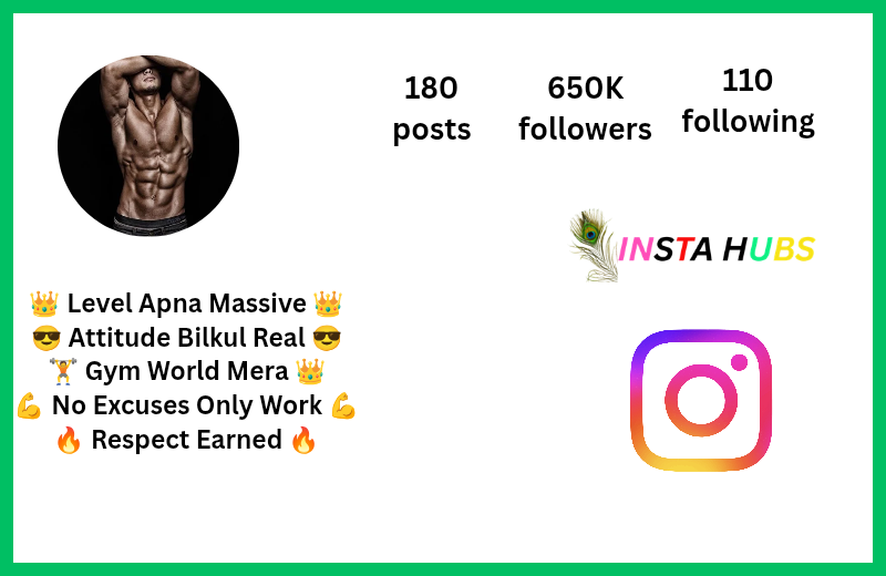 Gym Bio For Instagram For Boy Stylish