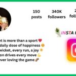 {160+} Best Instagram Bio For Cricket Lovers (Copy & Paste)