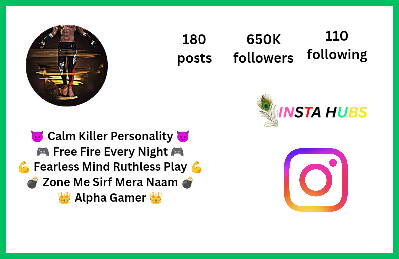 Free Fire Bio For Instagram Stylish