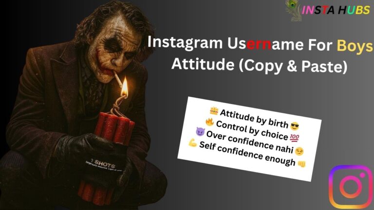{160+} Best Instagram Username For Boys Attitude|इंस्टाग्राम यूजरनेम फॉर बॉयज एटीट्यूड